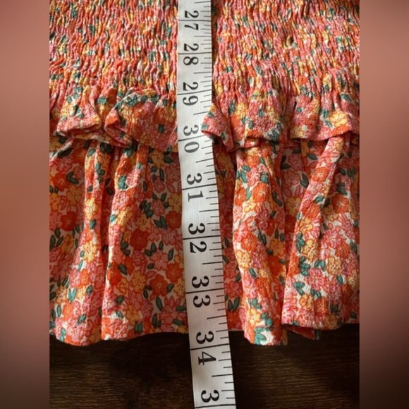 FAITHFULL The Brand Margherita ruffle Mini Dress Size 6 - Picture 13 of 14